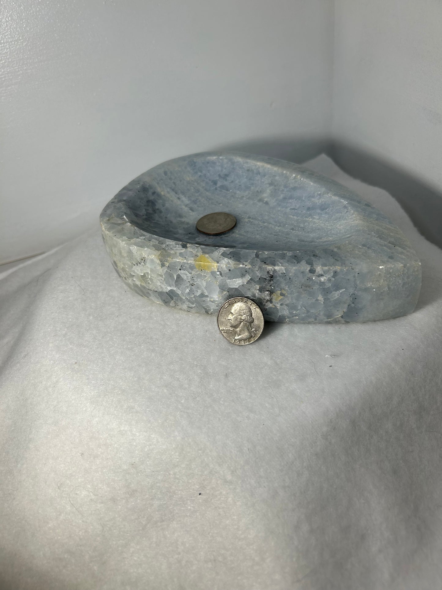 CELESTINE BOWL- serenity, cleansing, purity