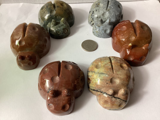 OCEAN JASPER LADYBUG -Luck, Harmony, Positive Energy