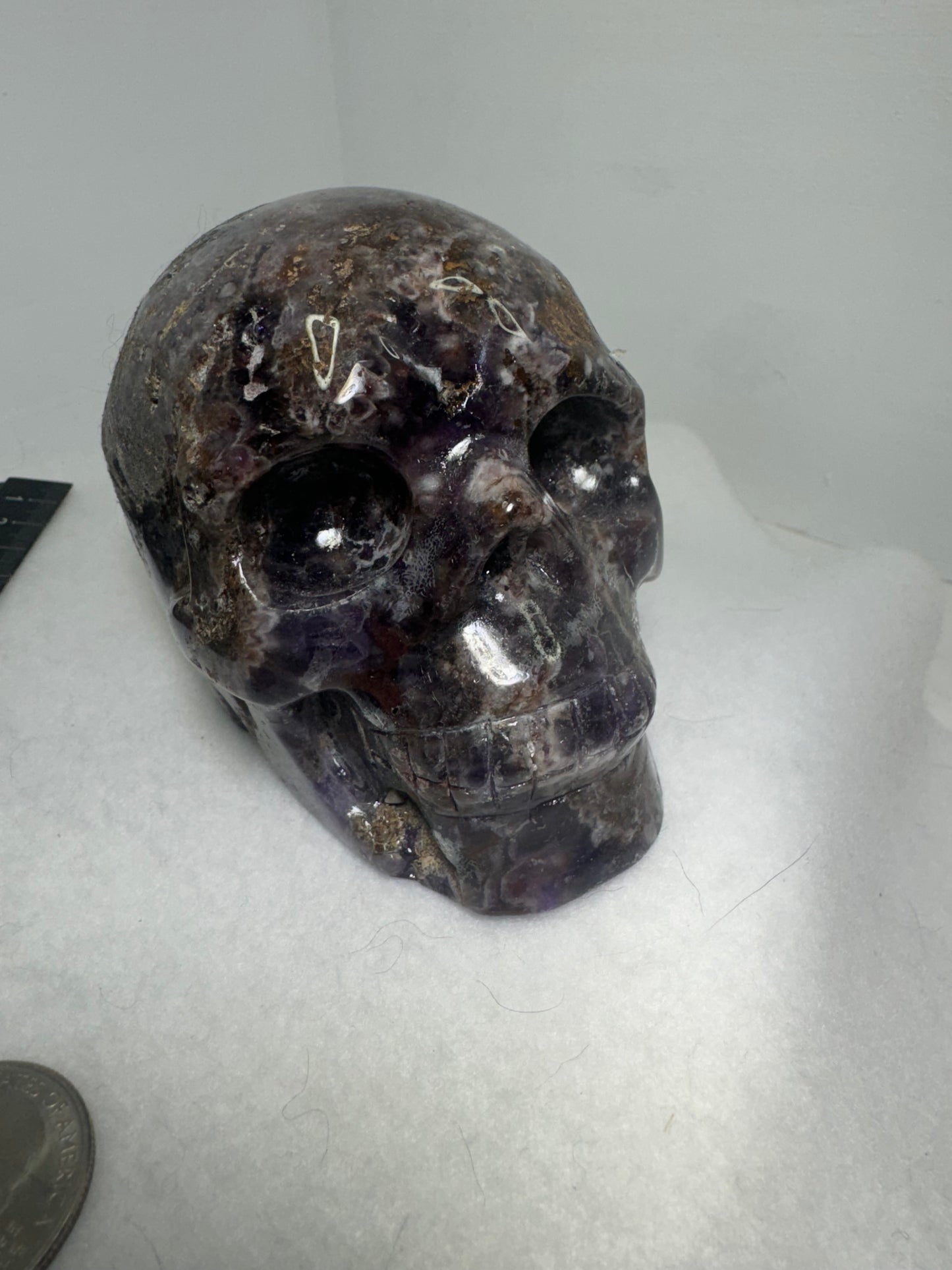 AMETHYST SKULL-peace, spiritual growth, intuition