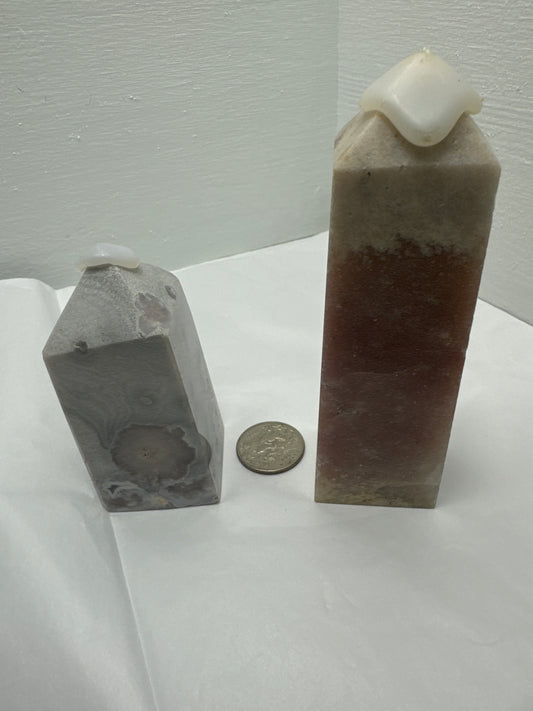 PINK AMETHYST TOWER-Love, Tranquility, Emotional Healing
