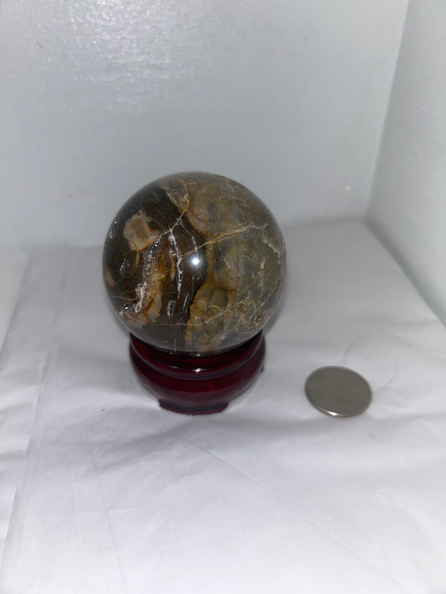 RHYOLITE SPHERE-joy, balance, determination