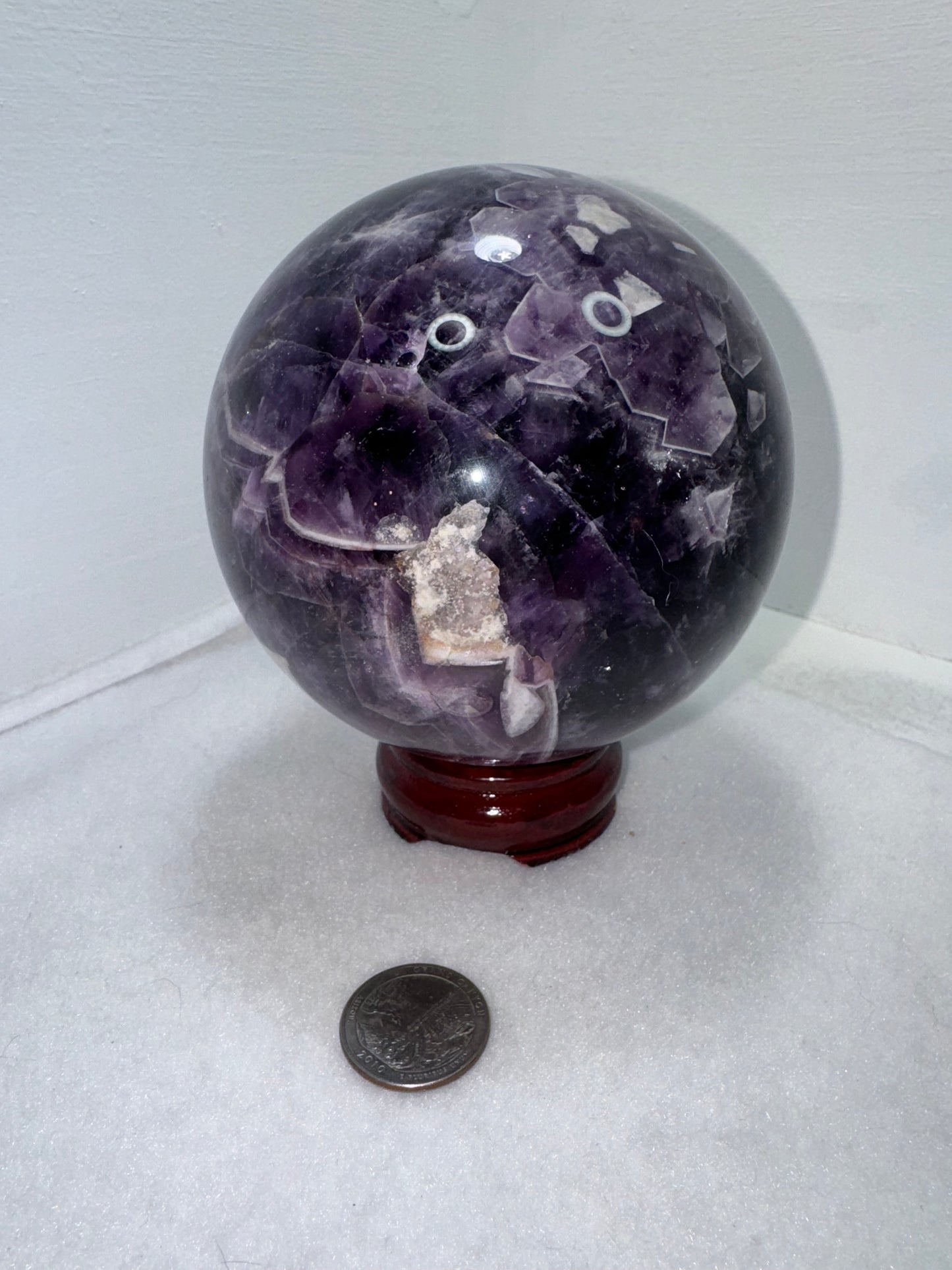 AMETHYST SPHERE -peace, spiritual growth, intuition