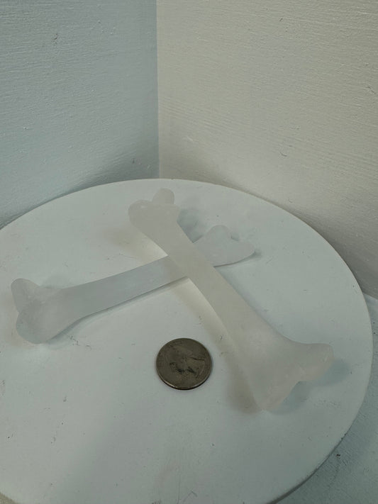 SELENITE BONE- purity, protection, and spiritual connection