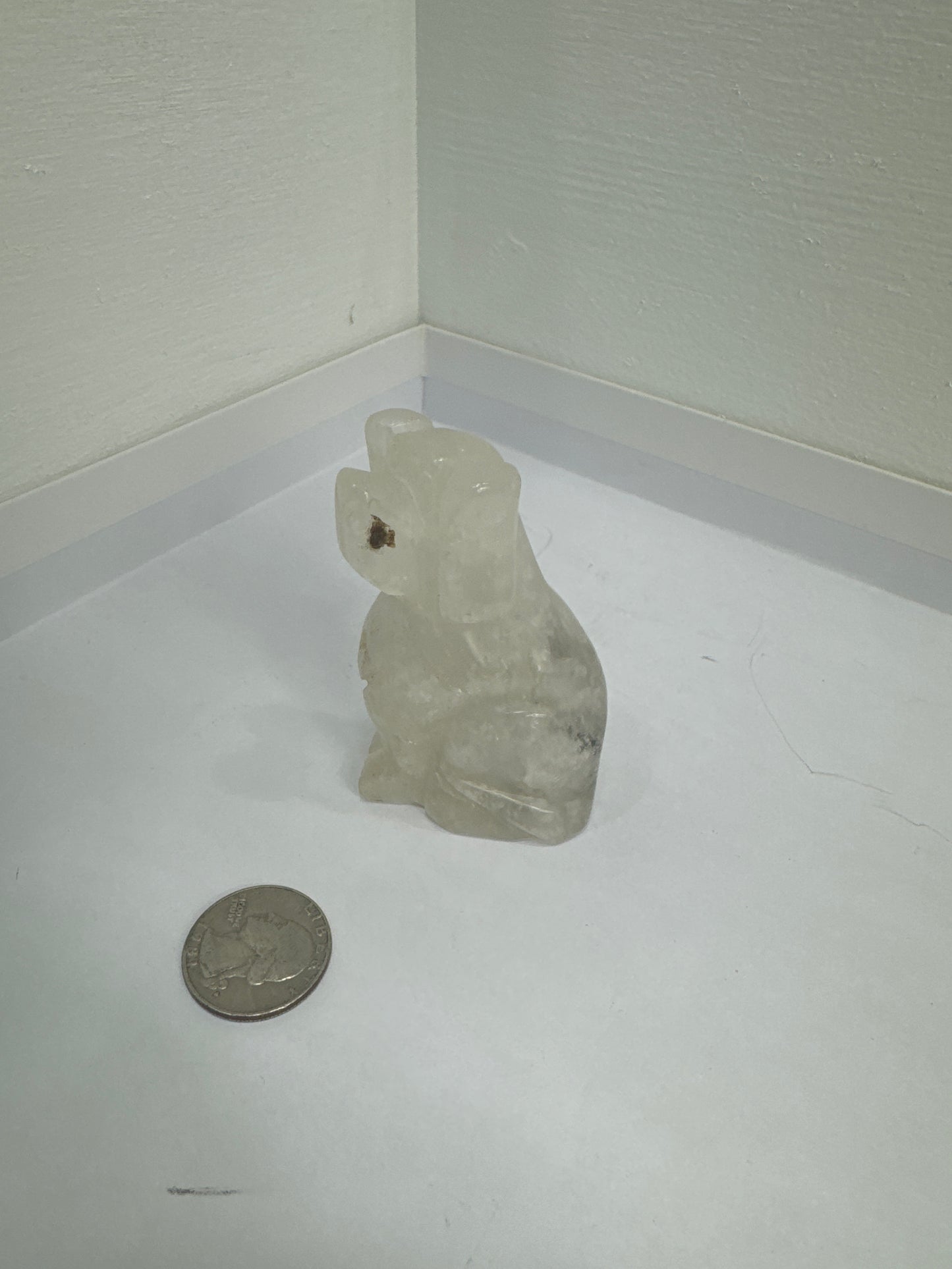 GARDEN QUARTZ DOG-Grounding, Clarity, Connection to Nature