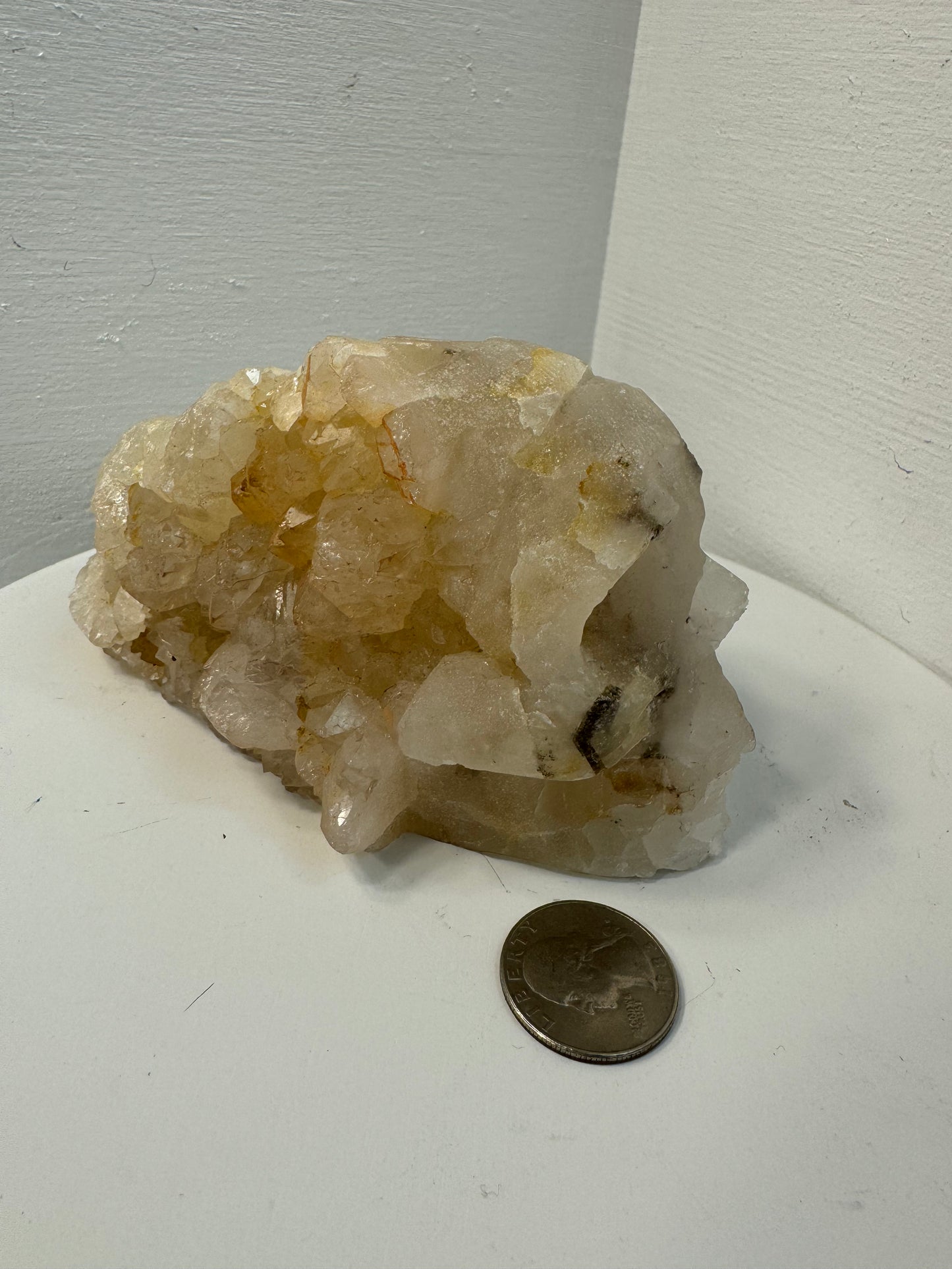 CLEAR QUARTZ CLUSTER SKULL -Clarity, Amplification, Spiritual Connection