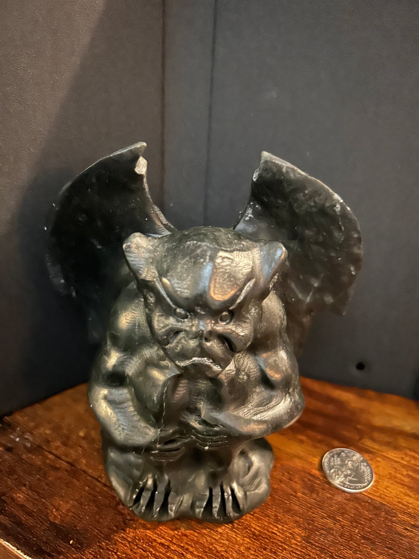 OBSIDIAN GARGOYLE-Protection, Strength, and Shadow Work