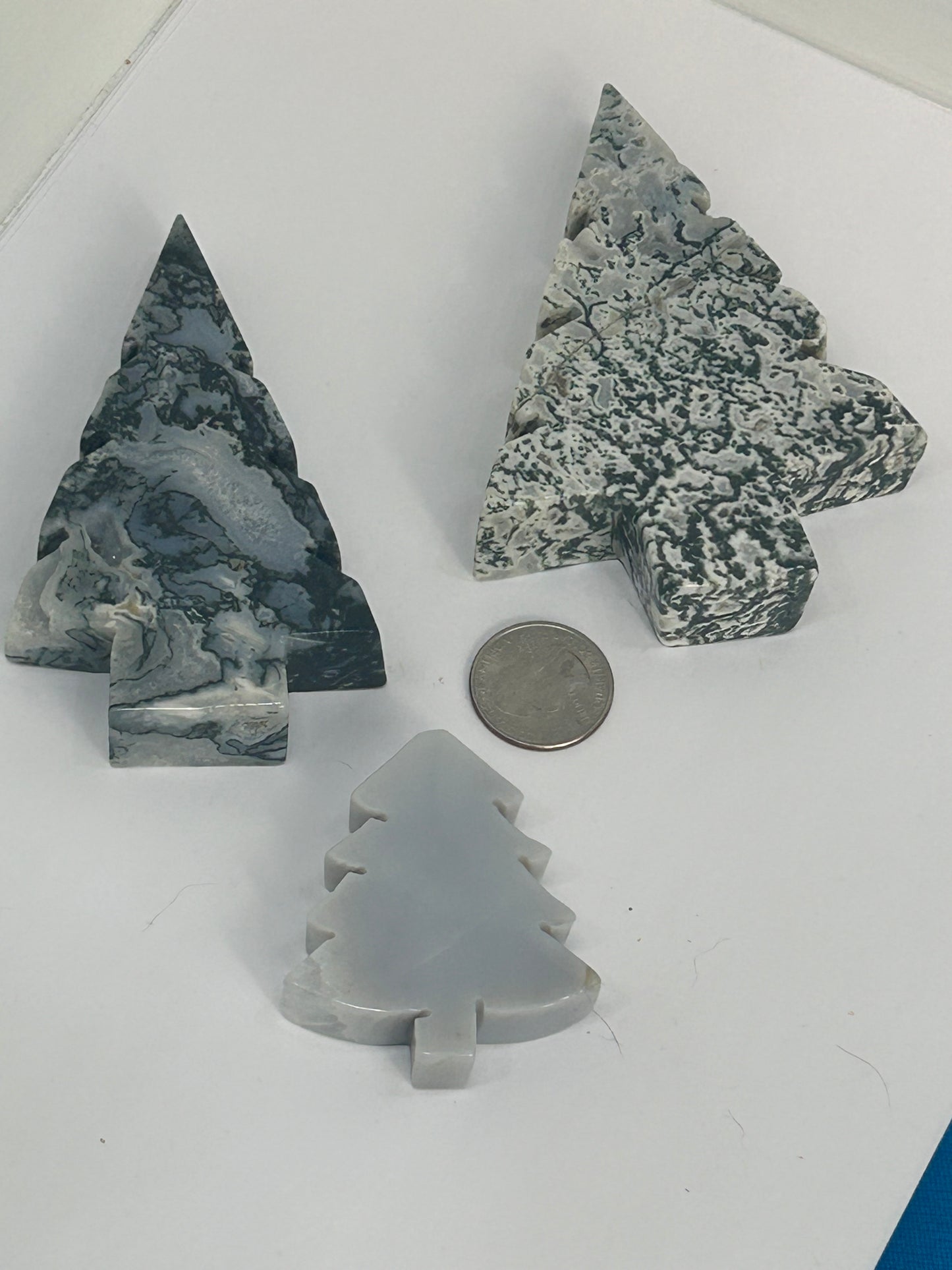 MOSS AGATE PINE TREES