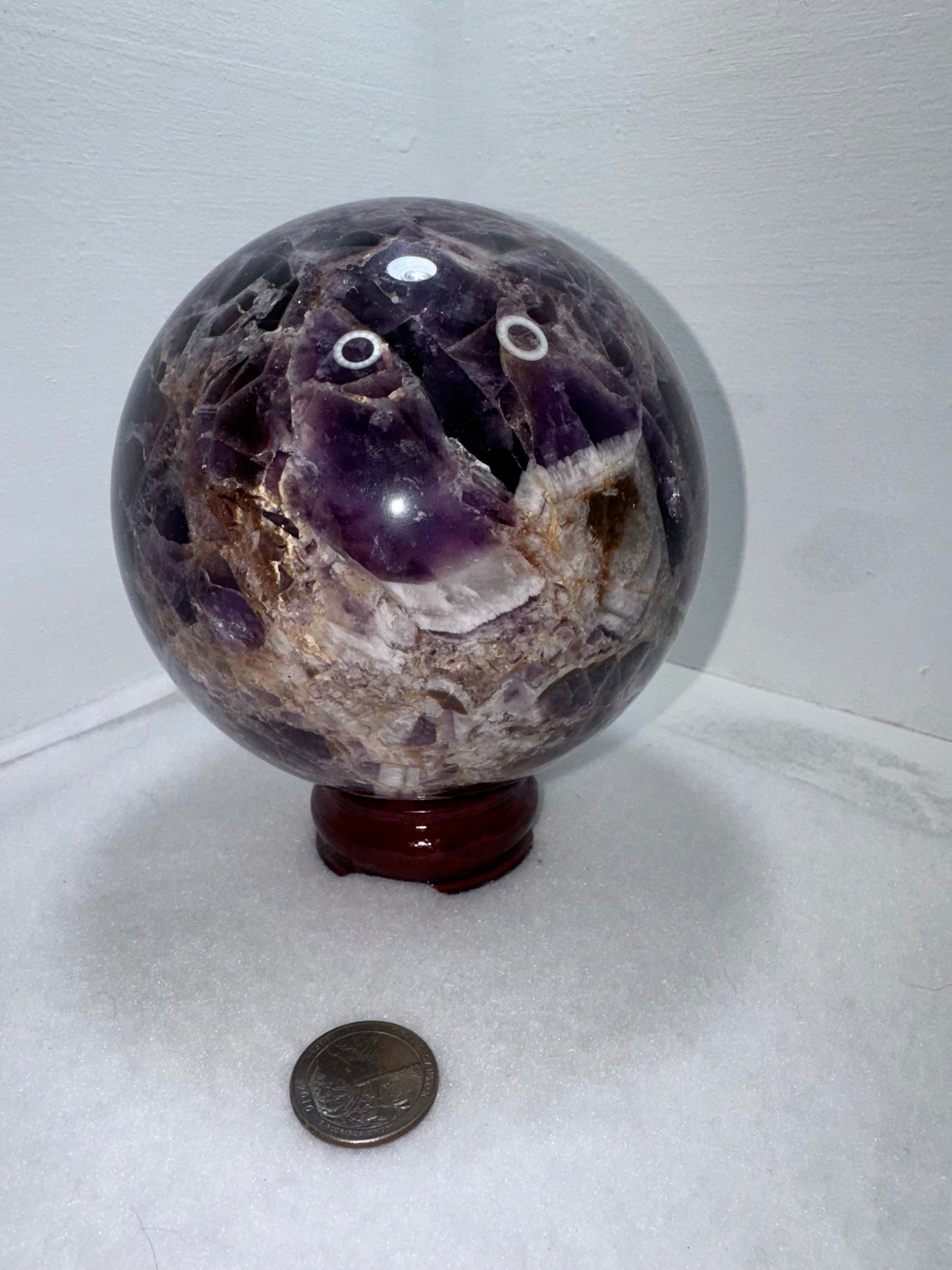 AMETHYST SPHERE -peace, spiritual growth, intuition