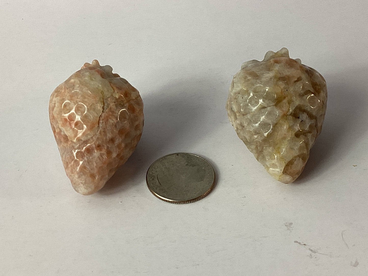 PINK CALCITE STRAWBERRY- Love, Joy, and Emotional Healing