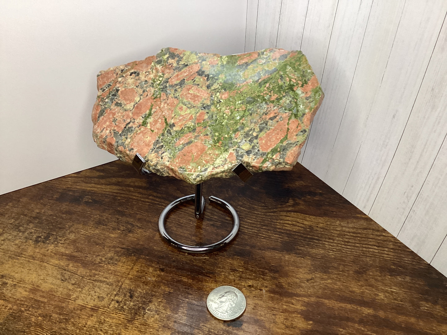 Unakite slab 390g