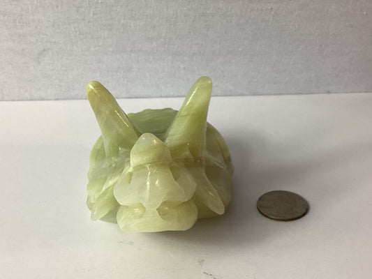 AFGHAN JADE TRICERATOPS - Strength, Wisdom, and Grounding Energy