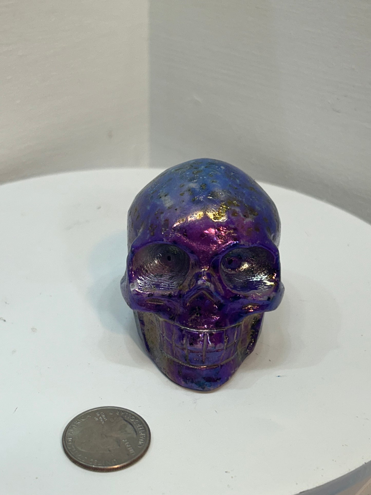 AURA COATED SKULL-Transformation, High Vibration, and Spiritual Awakening