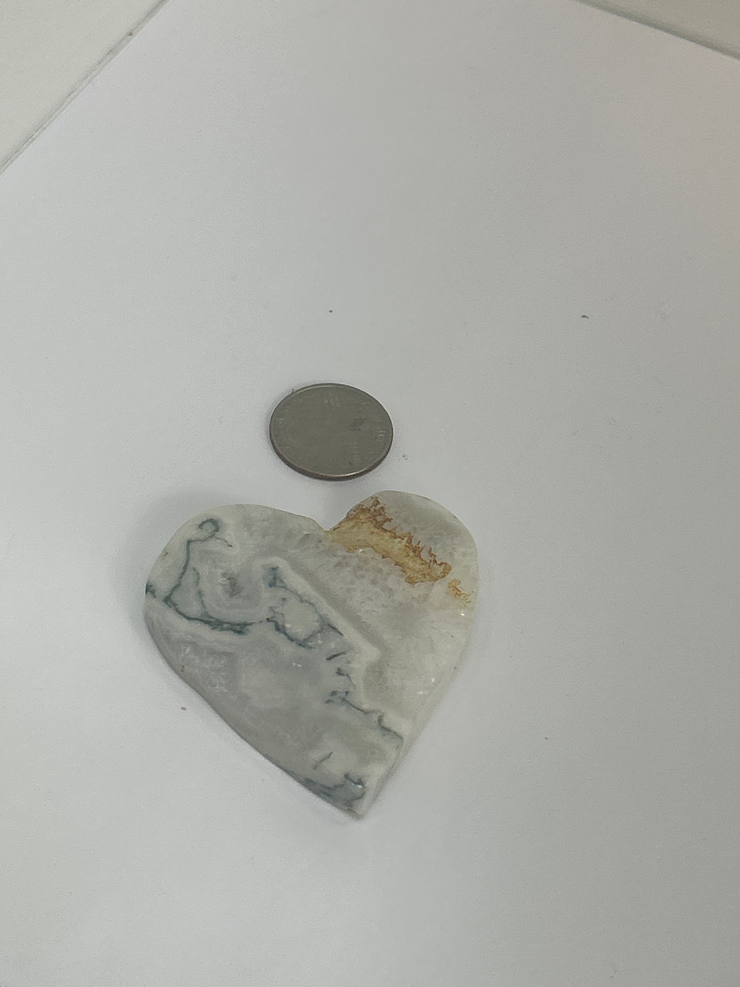 MOSS AGATE HEART-Nature’s Love, Harmony, Grounding Energy