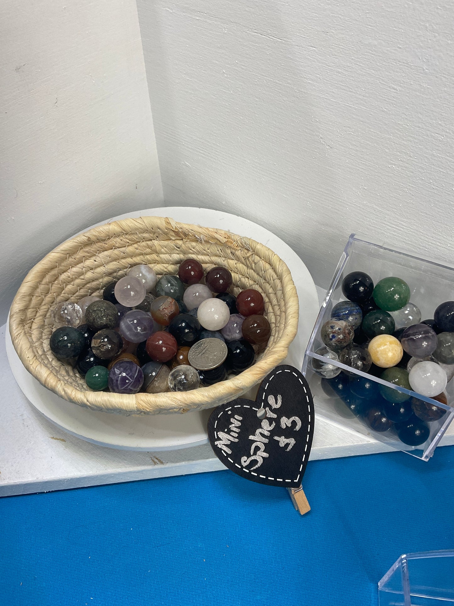 Mini spheres (different materials) $3