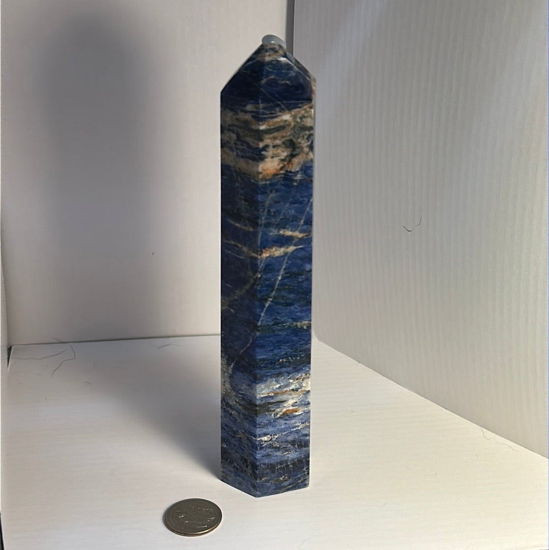SODALITE TOWER-intuition, clarity, emotional harmony