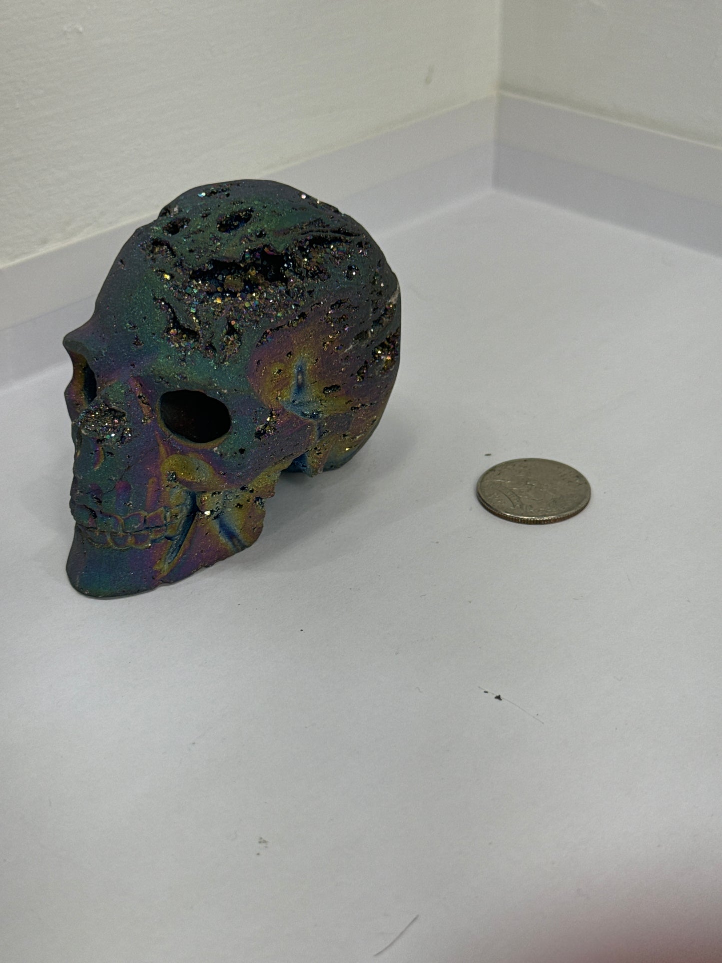 AURA COATED SKULL-Transformation, High Vibration, and Spiritual Awakening