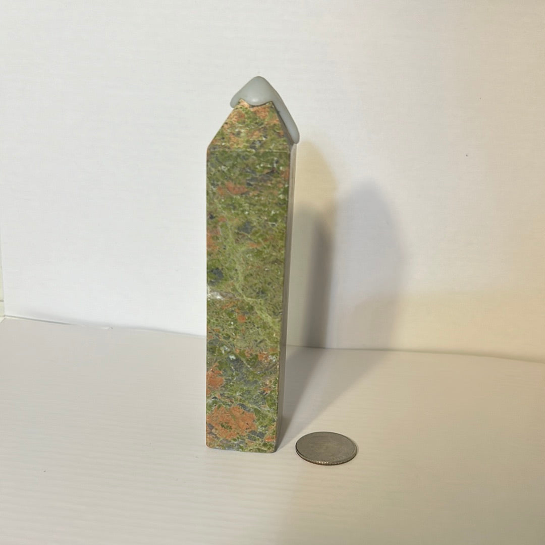 UNAKITE TOWER- balance, release, calm