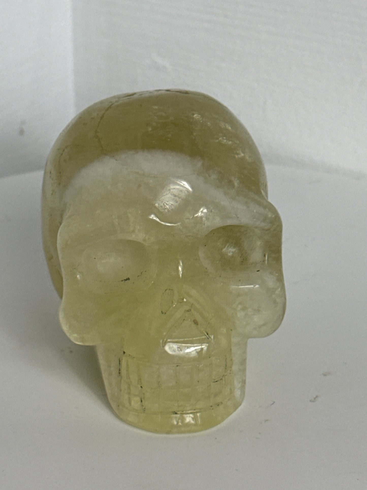 FLUORITE SKULL- clarity, focus, growth