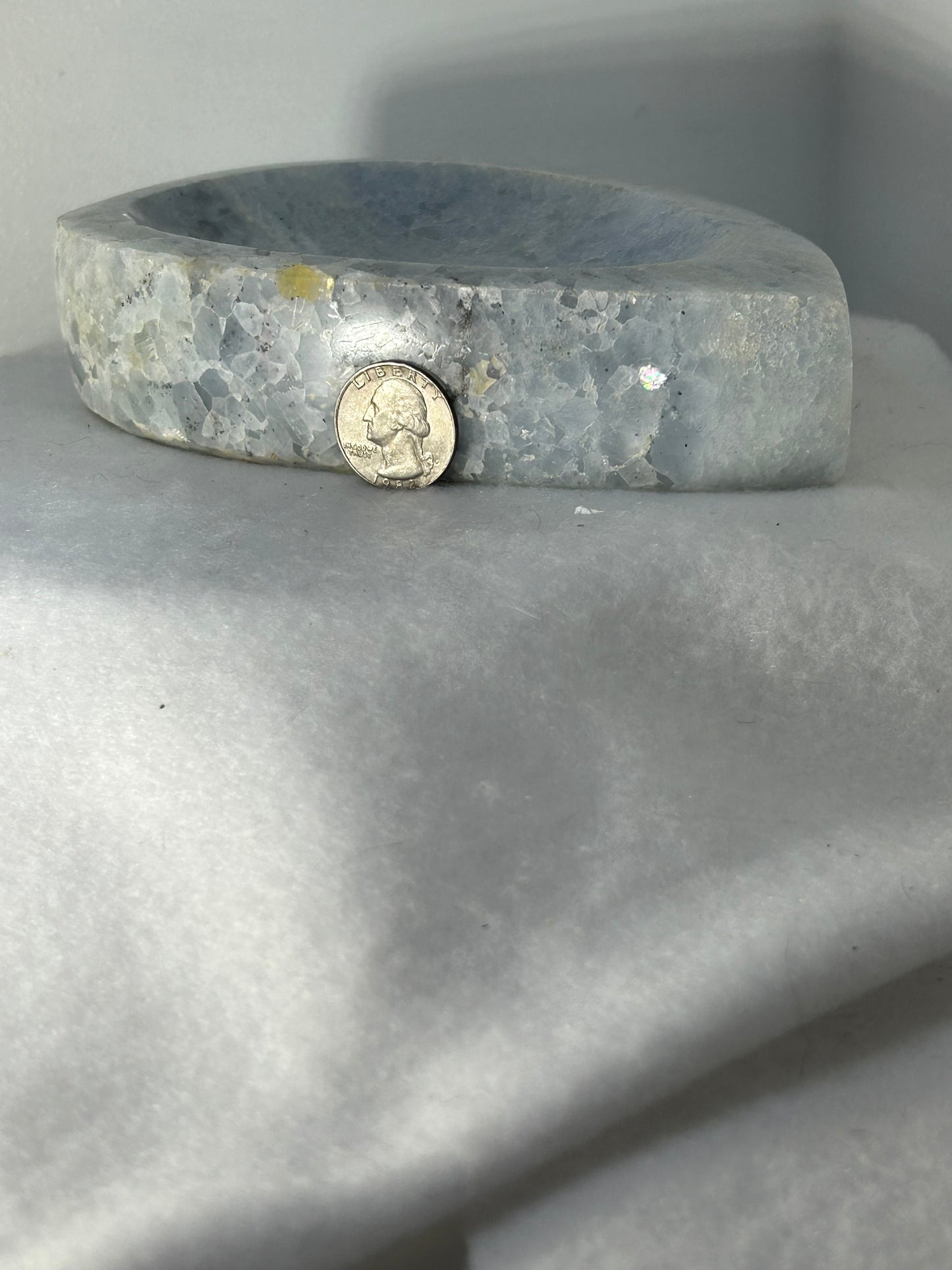 CELESTINE BOWL- serenity, cleansing, purity
