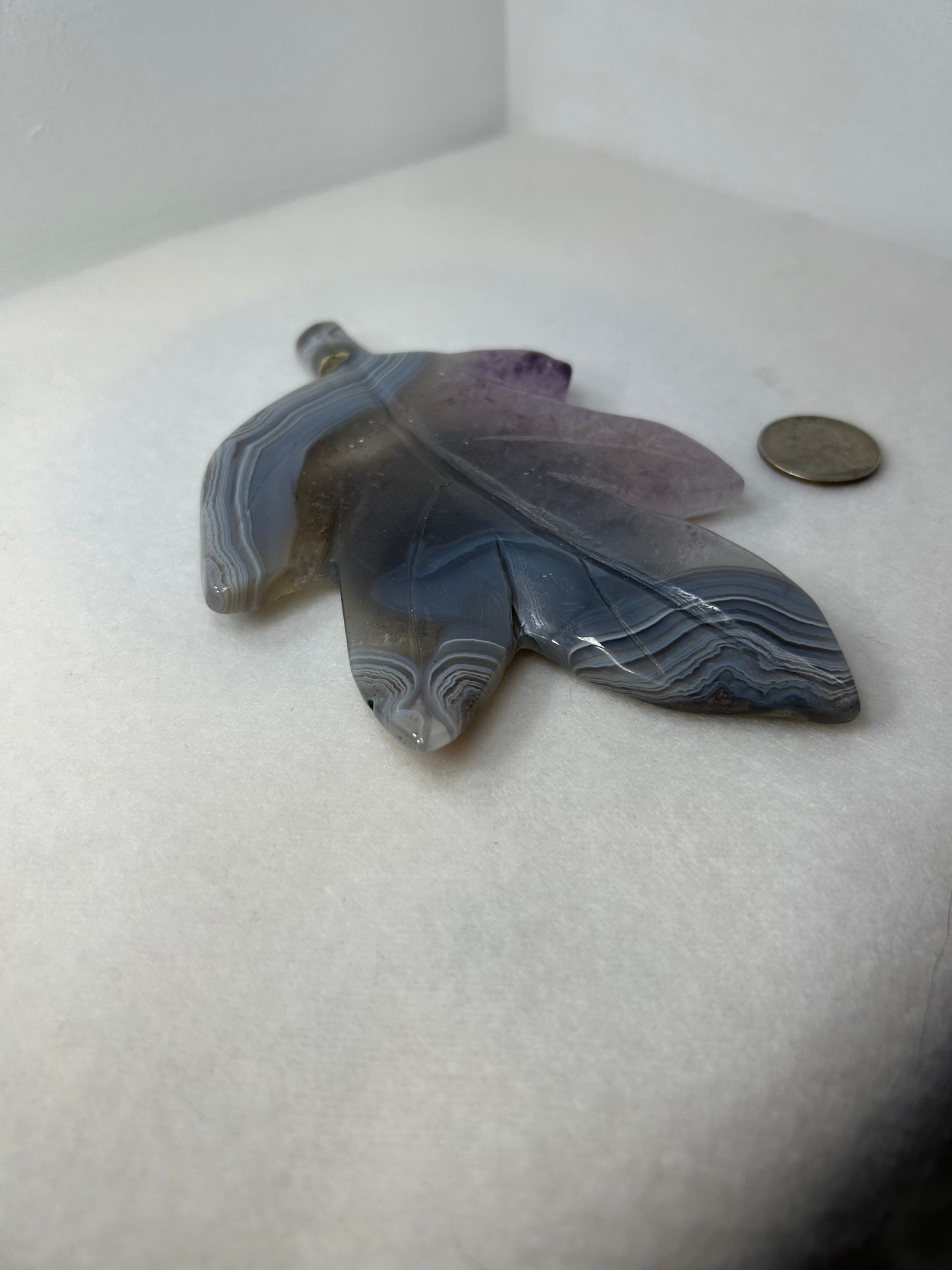 BANDED AGATE LEAF -stability, protection, balance