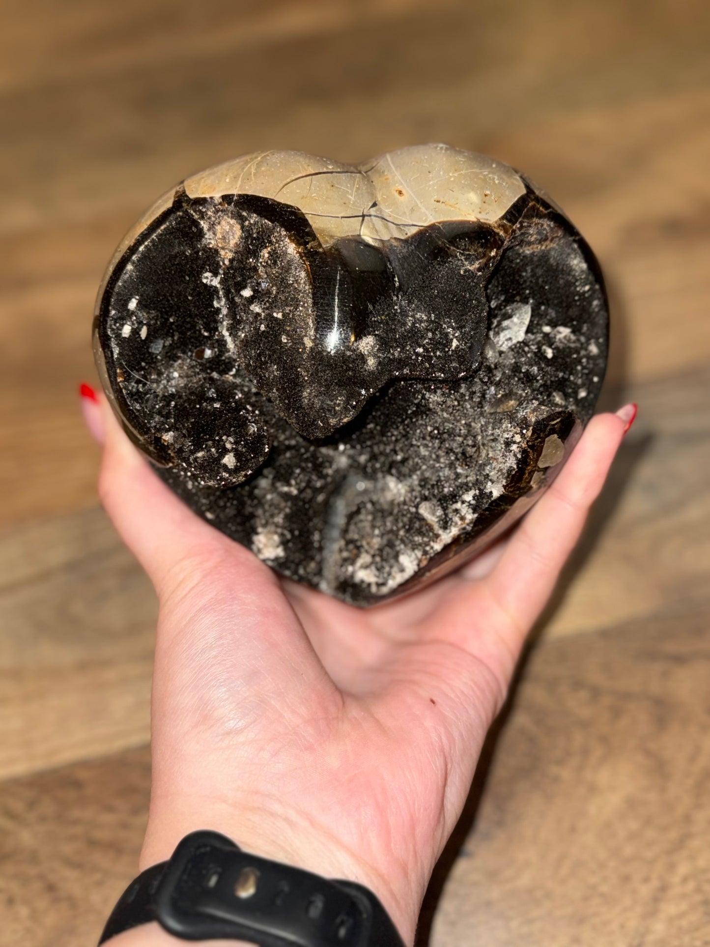 SEPTARIAN DRUZY HEART- grounding, protection