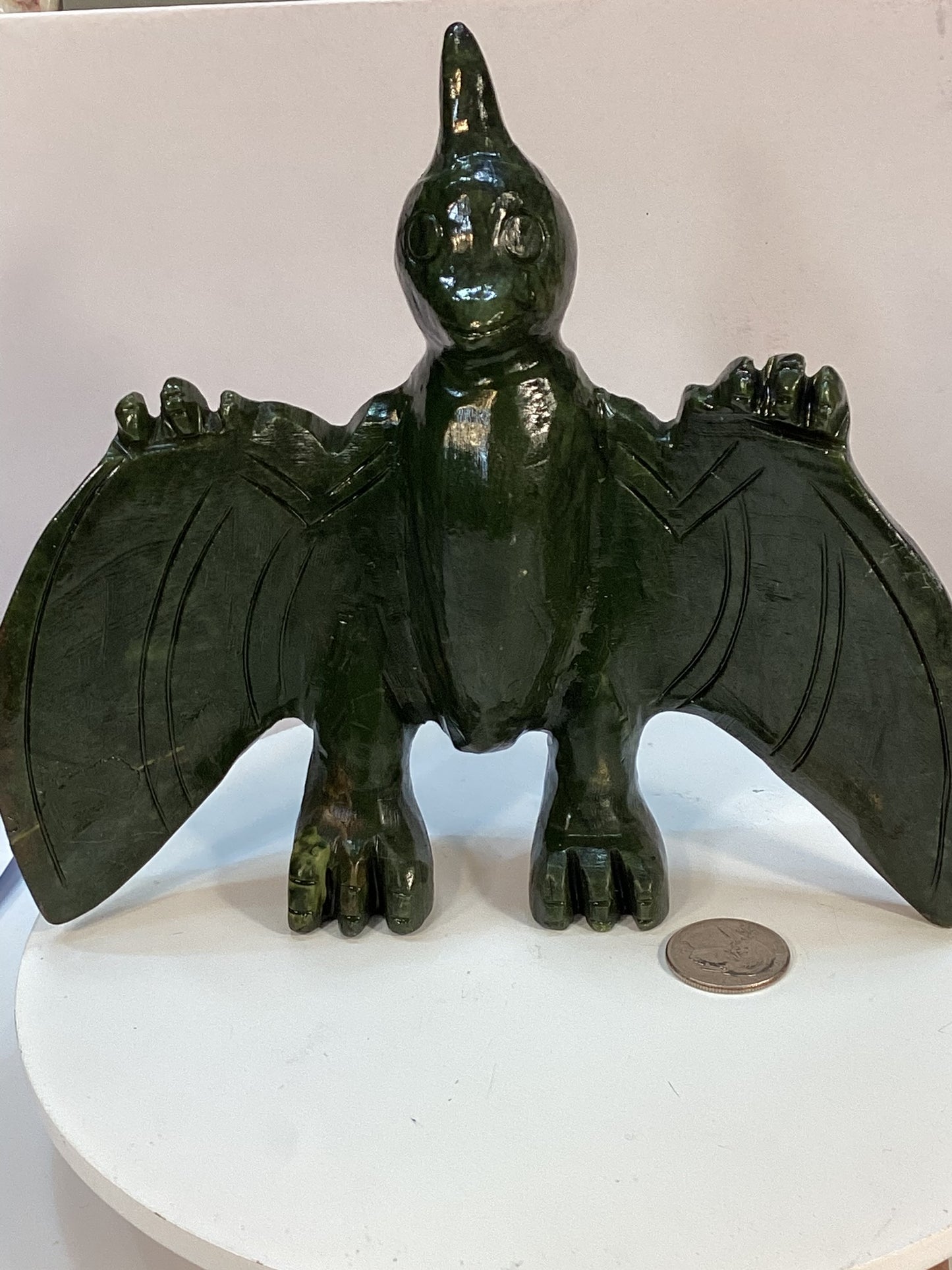 GREEN OPAL FLYING DINOSAUR- Renewal, Freedom, and Earth Energy