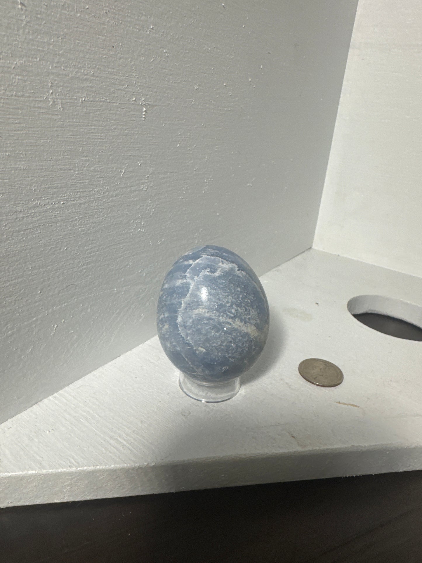 CELESTINE EGG- Serenity, Clarity, and Spiritual Connection