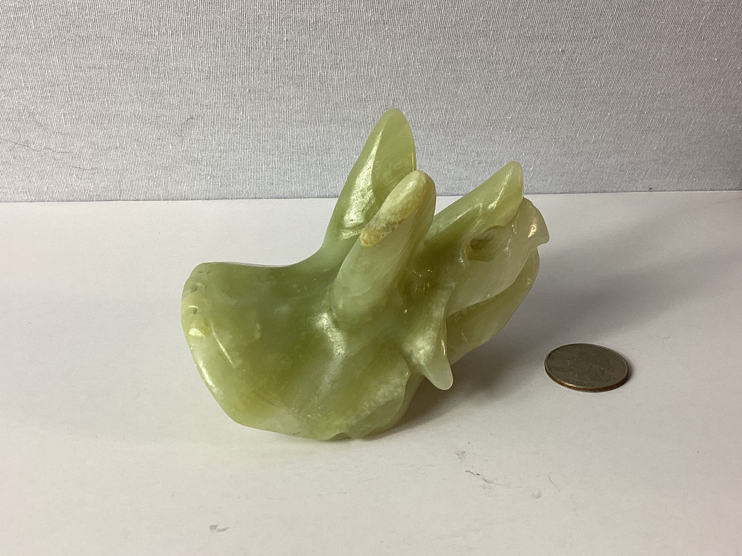 AFGHAN JADE TRICERATOPS - Strength, Wisdom, and Grounding Energy
