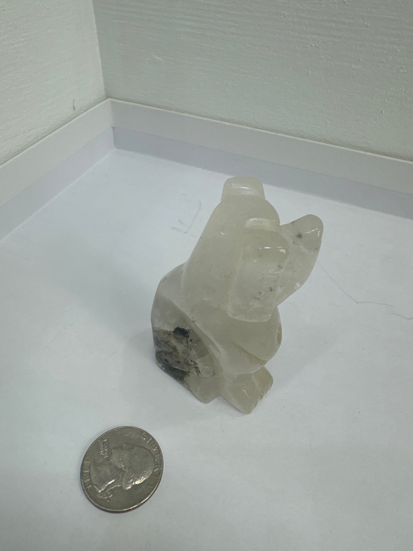 GARDEN QUARTZ DOG-Grounding, Clarity, Connection to Nature