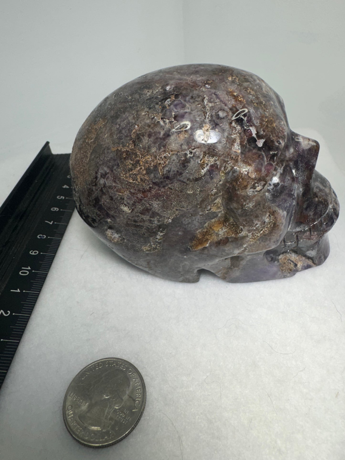 AMETHYST SKULL-peace, spiritual growth, intuition