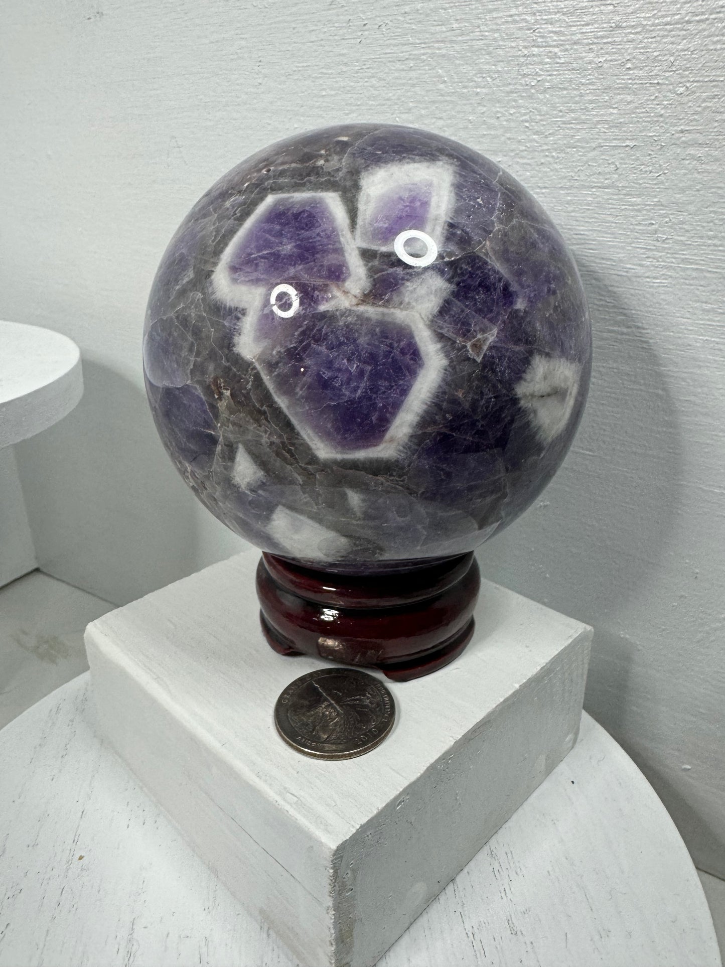 AMETHYST SPHERE -peace, spiritual growth, intuition