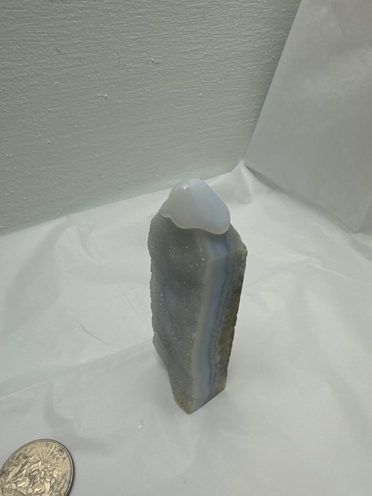 BLUE LACE TOWER- Calm, Communication, and Emotional Healing