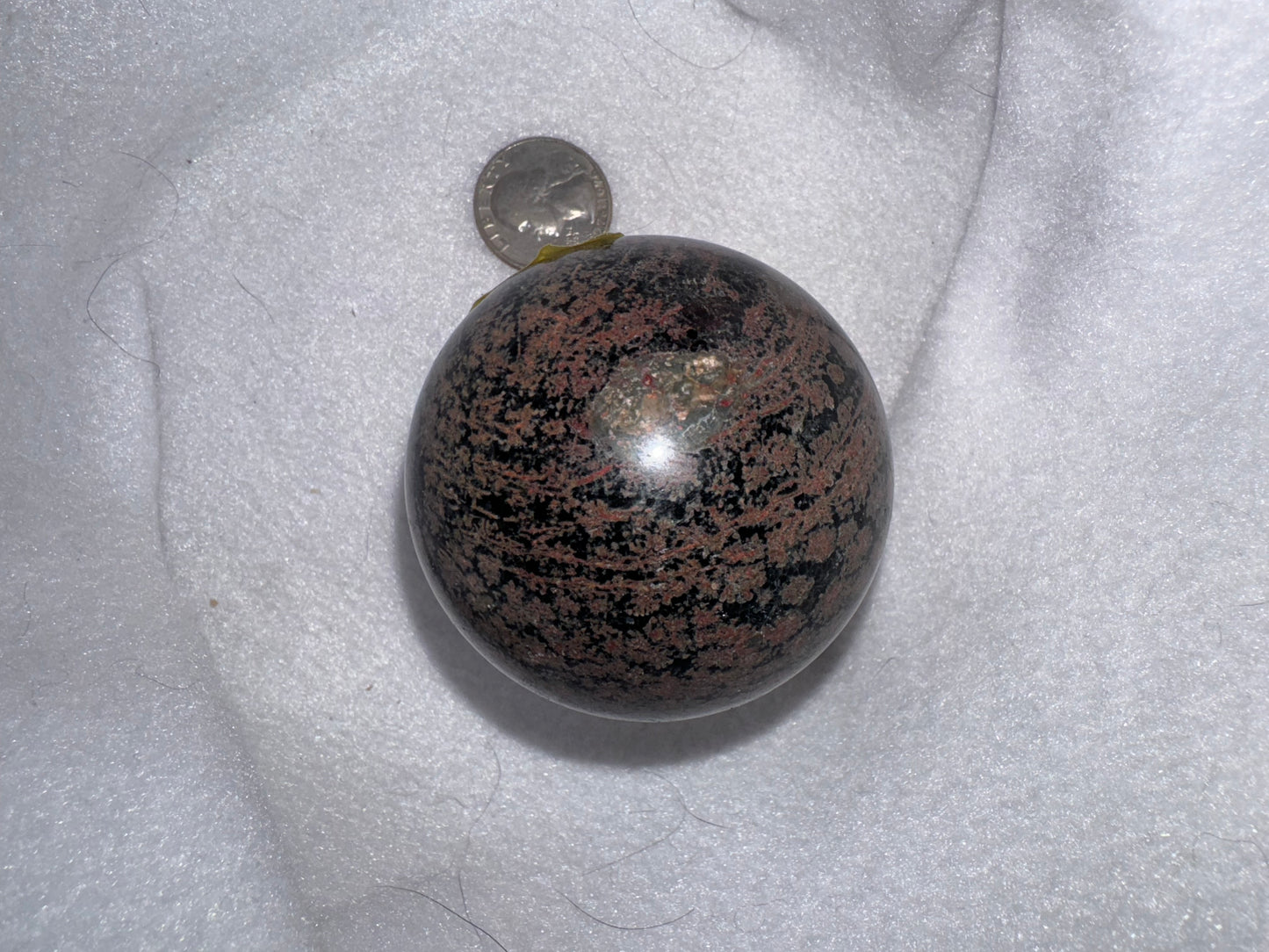 RHODONITE SPHERE-compassion, gratefulness, healing