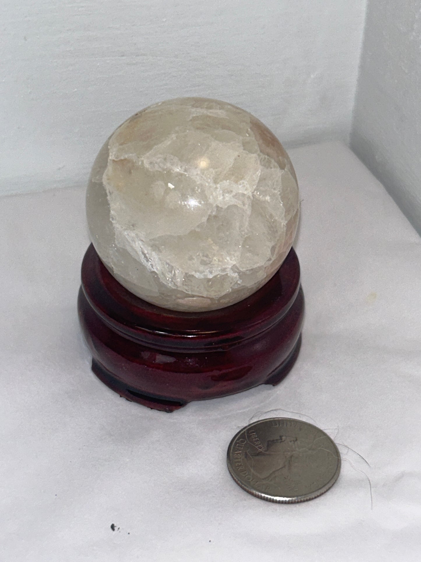 FLOWER AGATE SPHERE-growth, manifestation, and personal transformation