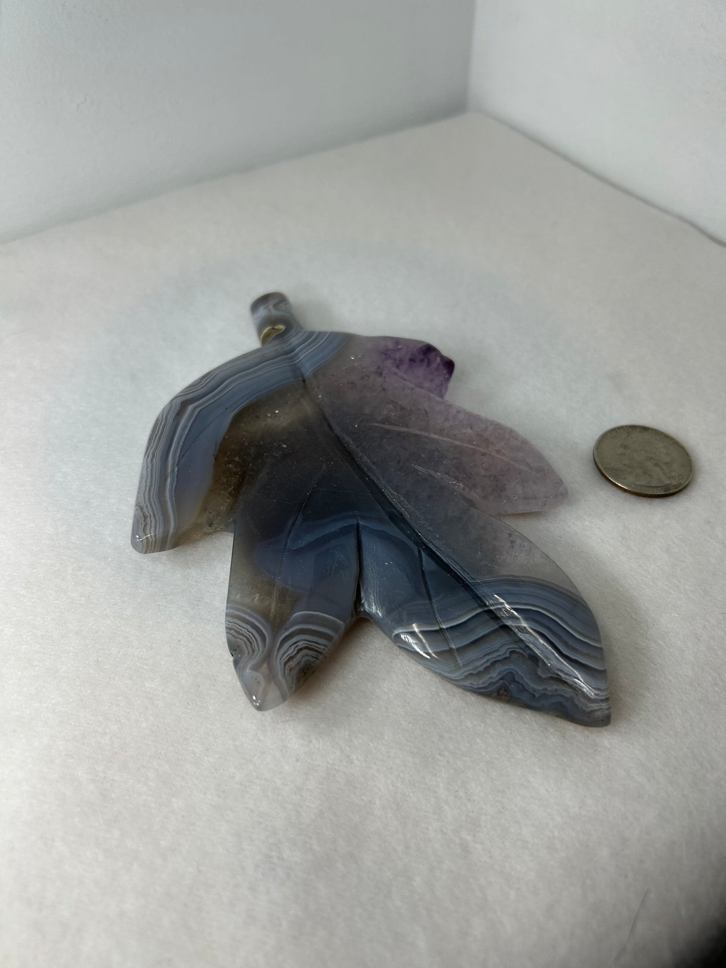 BANDED AGATE LEAF -stability, protection, balance