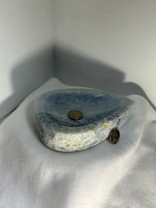 CELESTINE BOWL- serenity, cleansing, purity