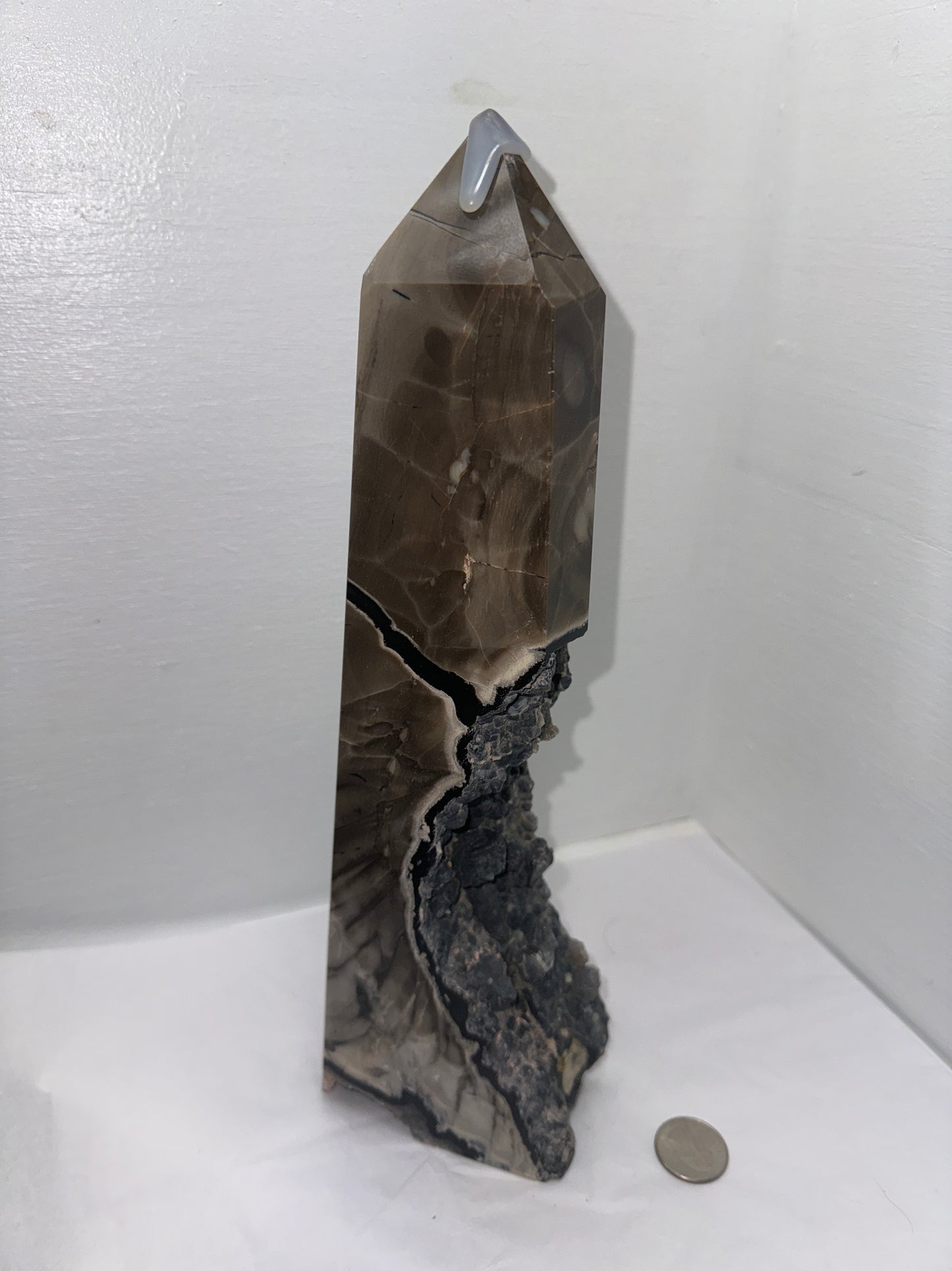 VOLCANO AGATE TOWER-strength, transformation, grounding