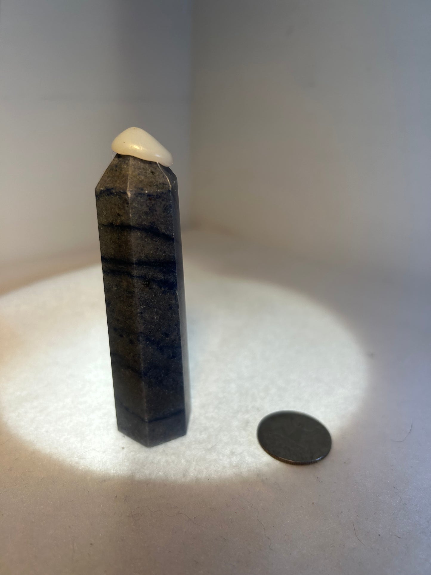 BLUE AVENTURINE TOWER-connection,communication, clarity