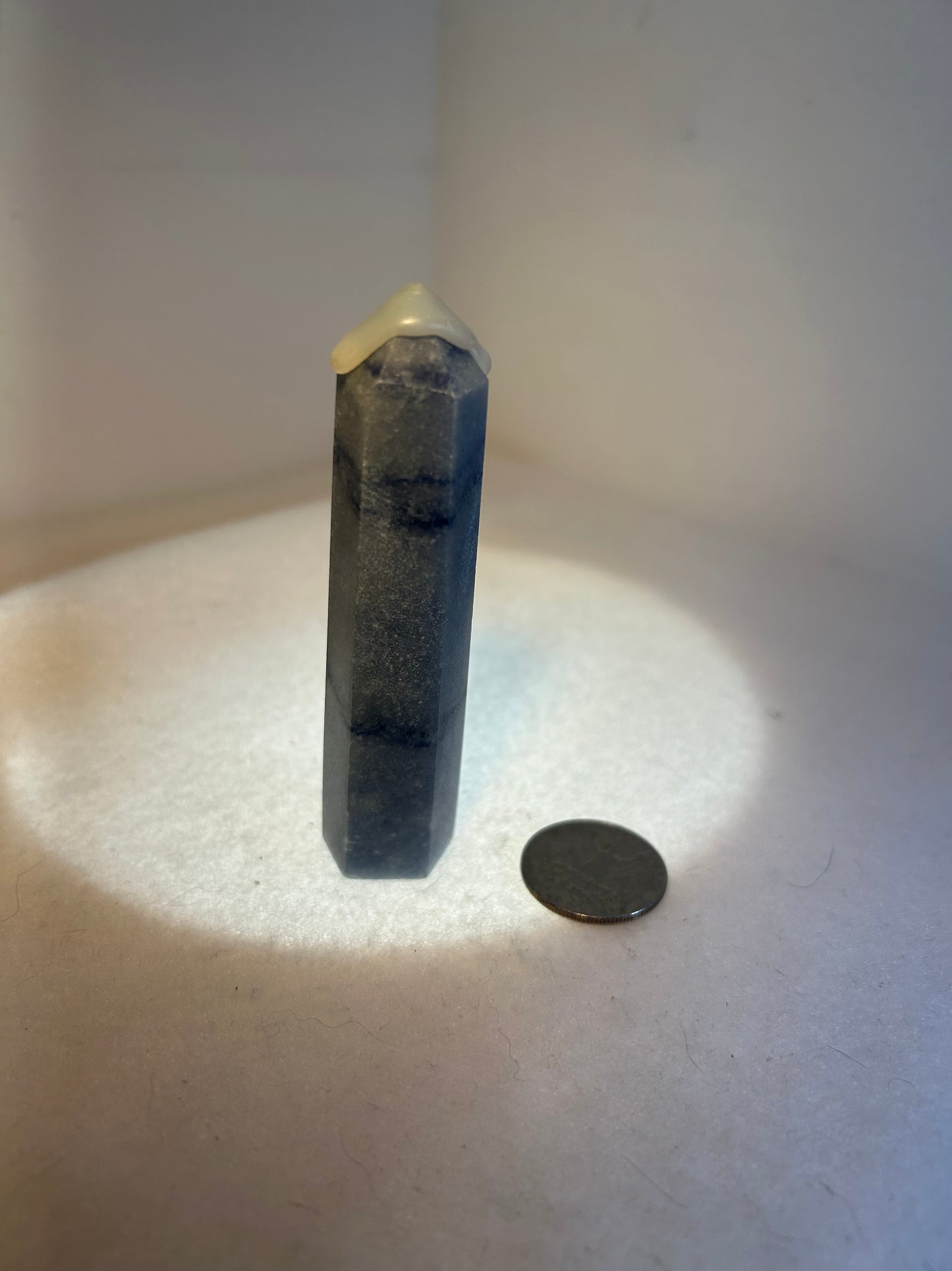 BLUE AVENTURINE TOWER-connection,communication, clarity