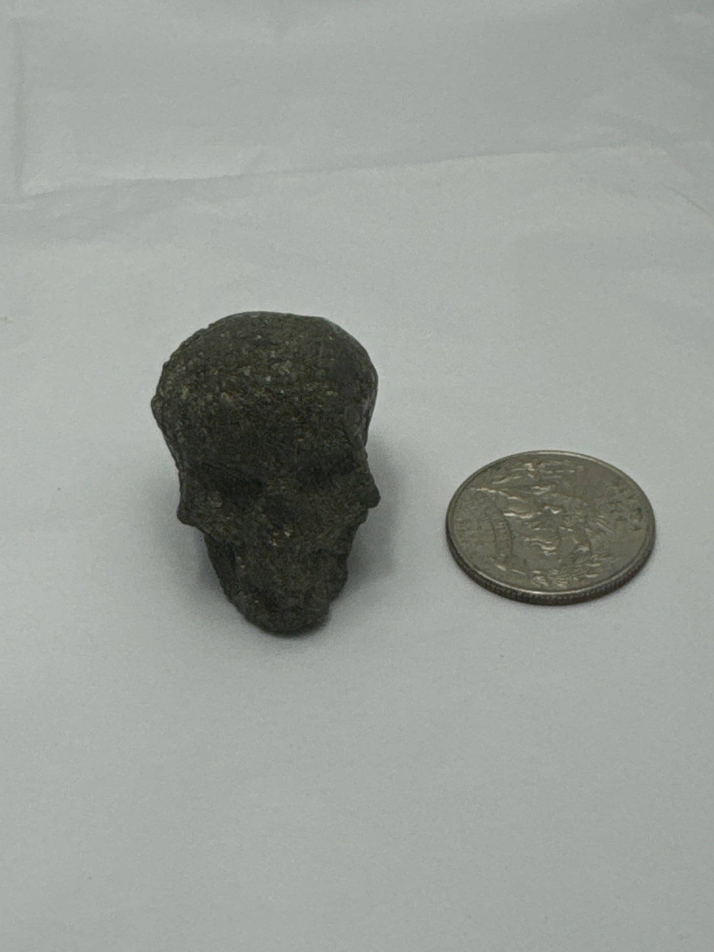 PYRITE SKULL- abundance, confidence, manifestation