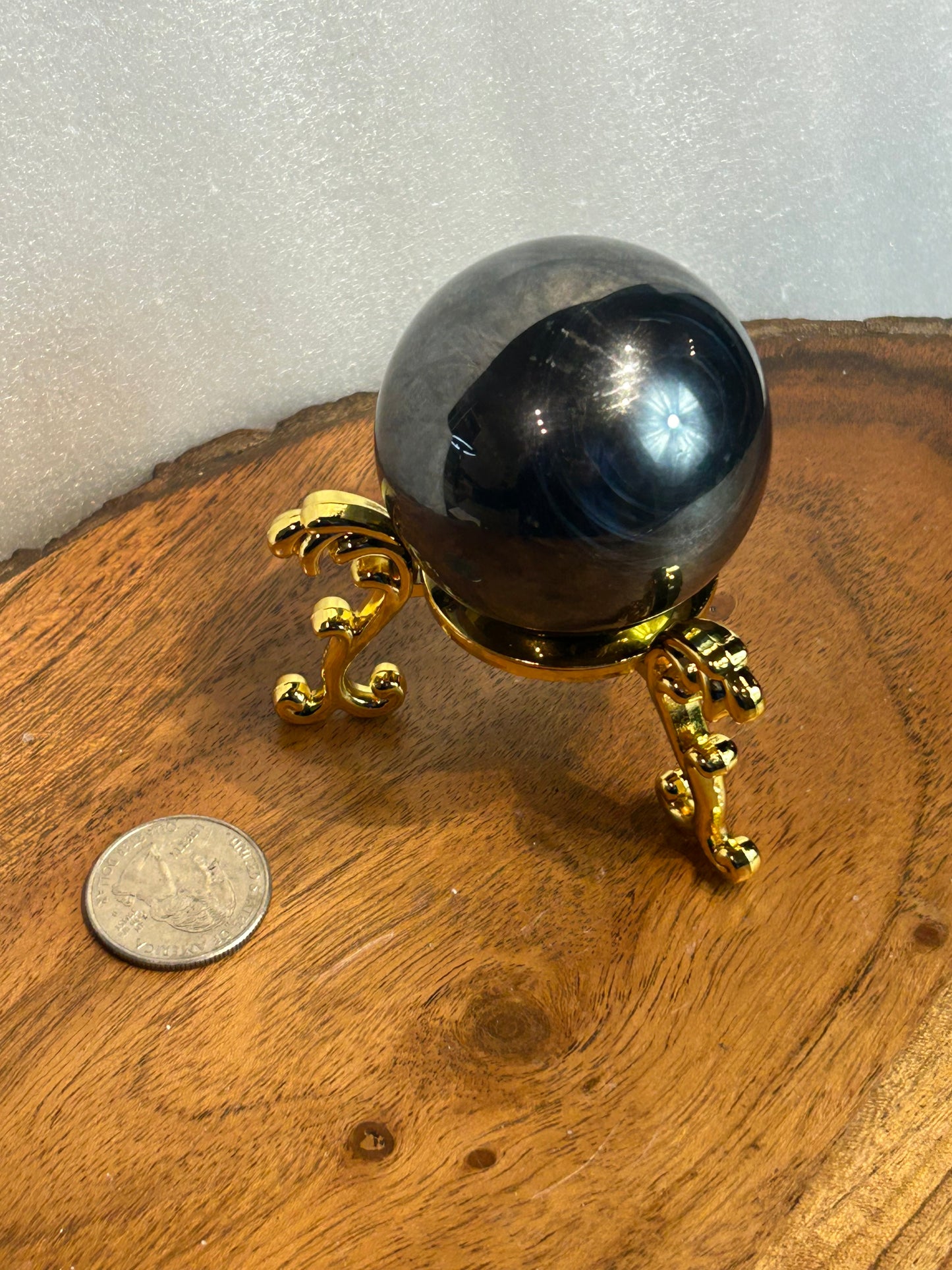 HEMATITE SPHERE- Grounding, Protection, and Strength