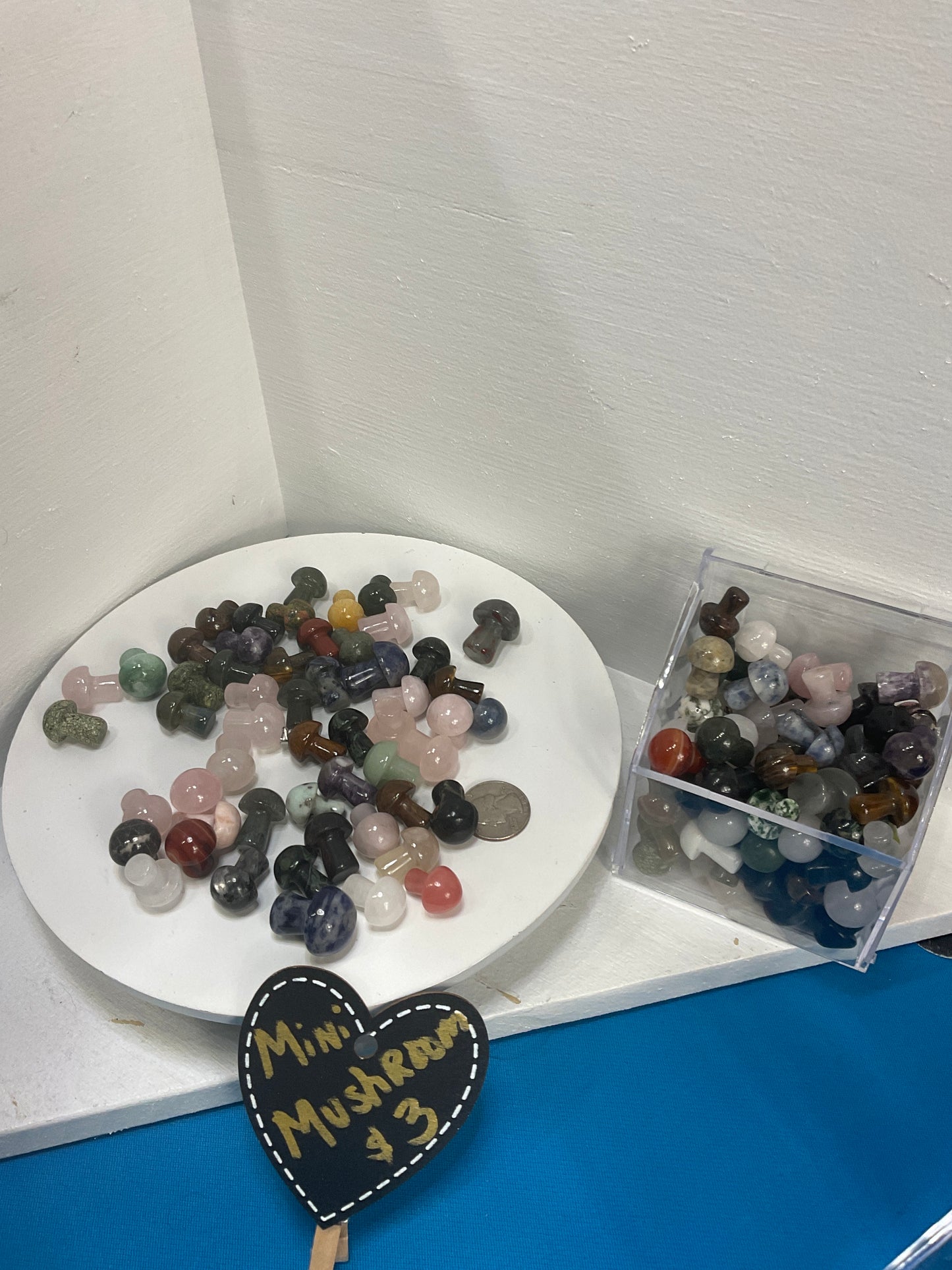 Mini mushrooms (different materials)$3