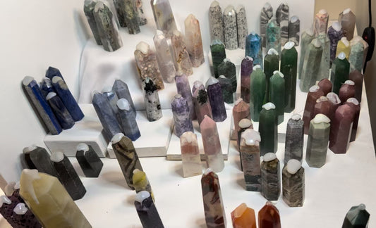 MINI CRYSTAL TOWERS:1-3 inches