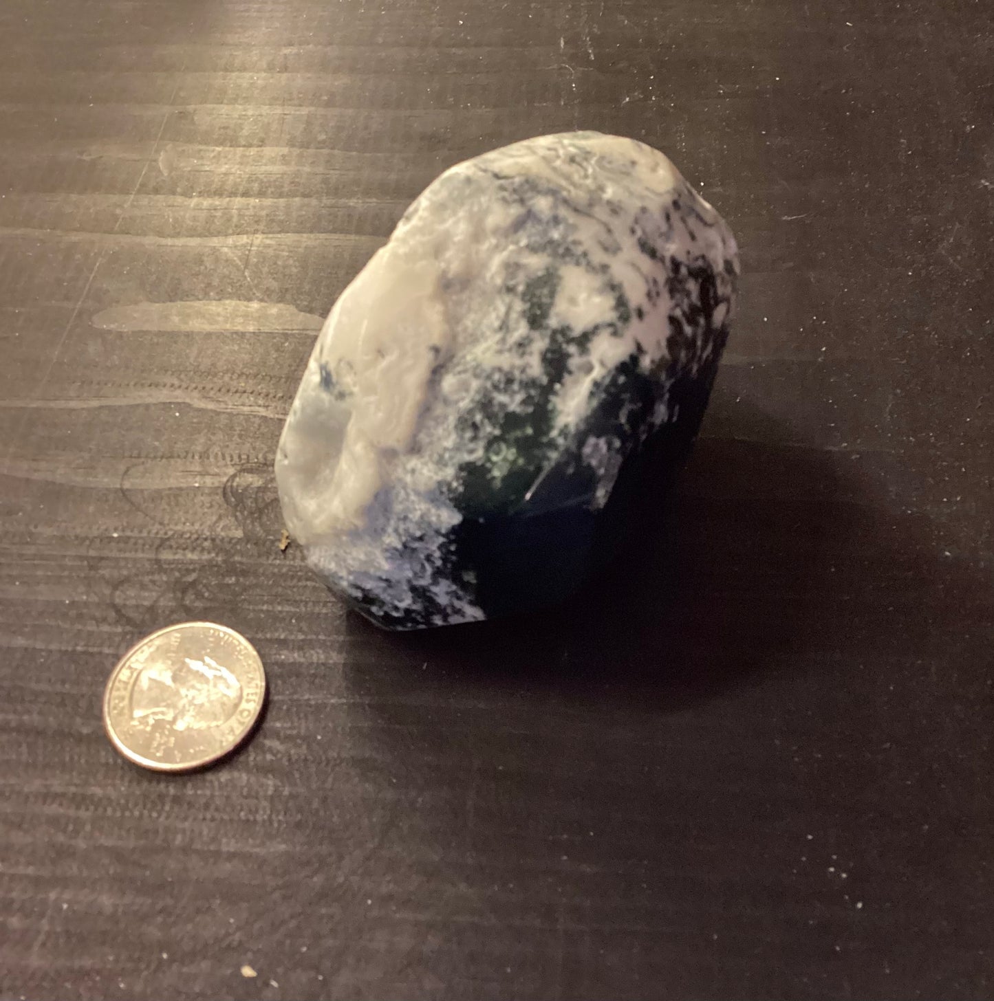 MOSS AGATE FREEFORM-Growth, Harmony, and Connection to Nature