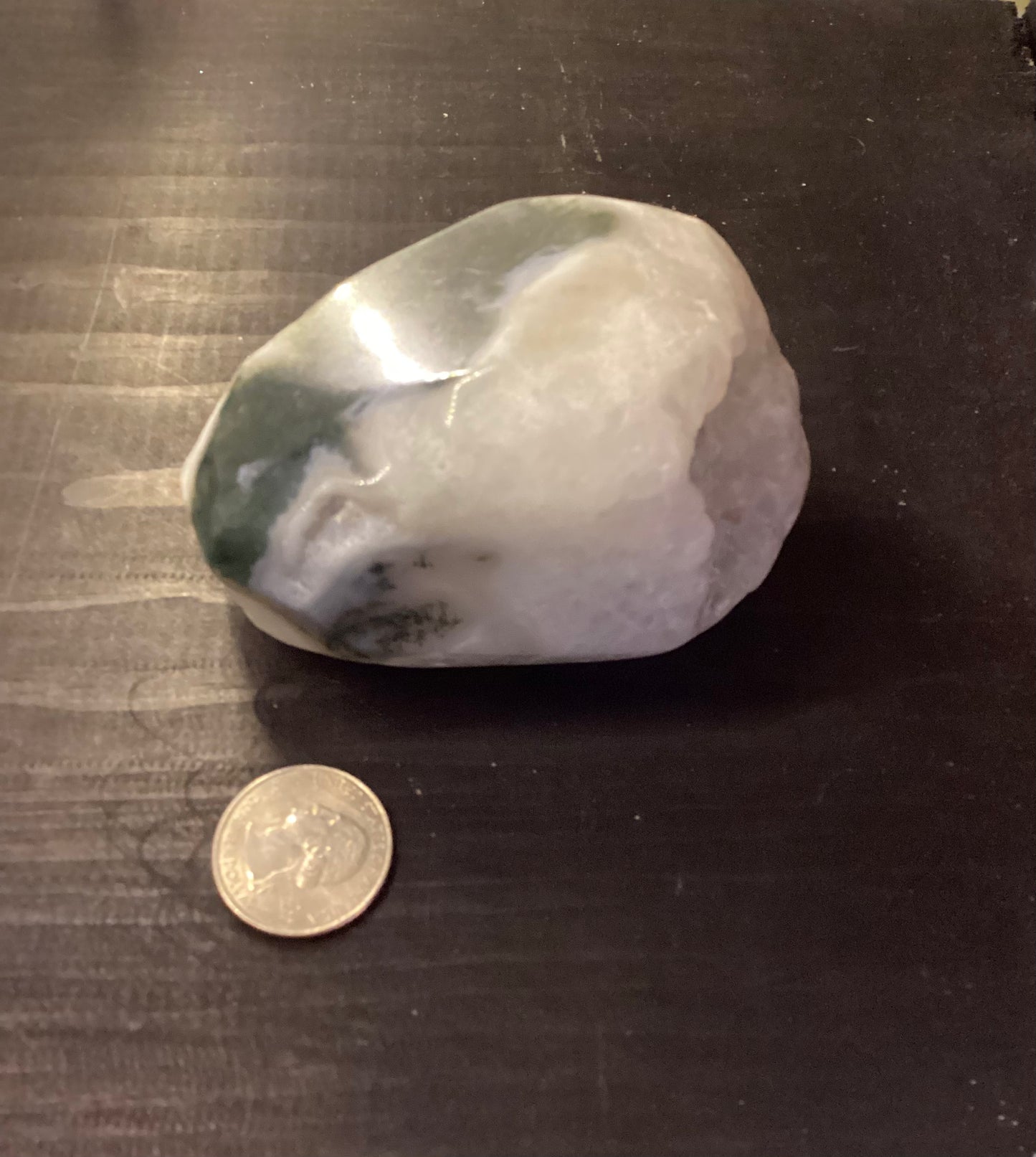 MOSS AGATE FREEFORM-Growth, Harmony, and Connection to Nature