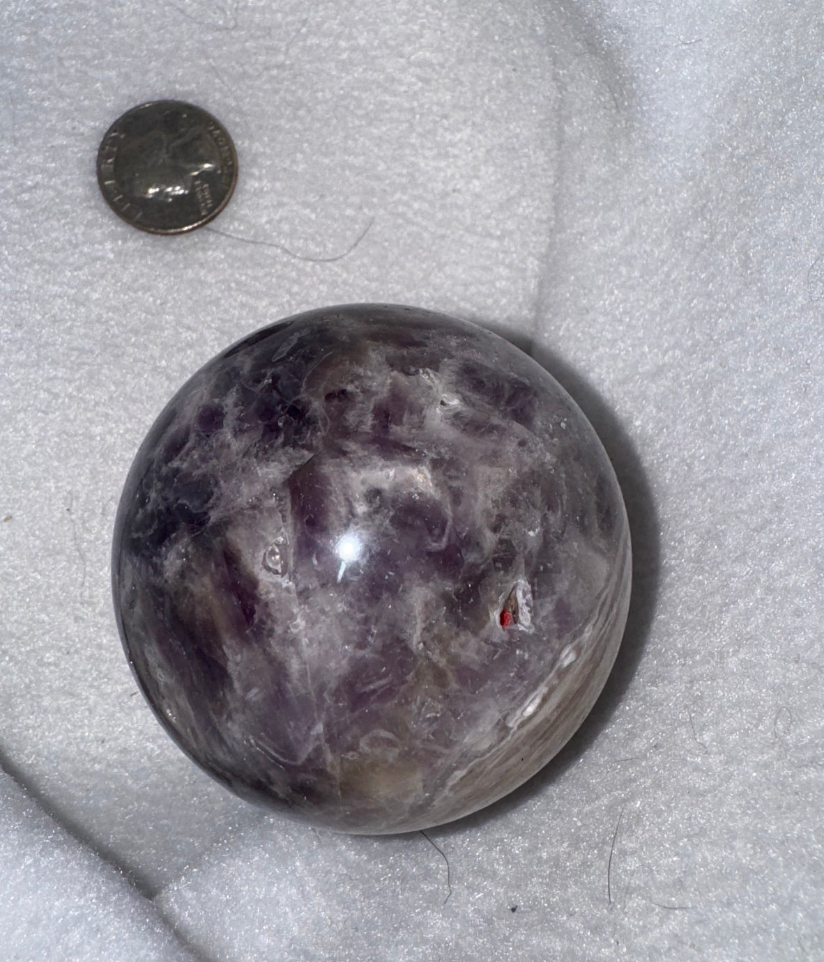 AMETHYST SPHERE -peace, spiritual growth, intuition