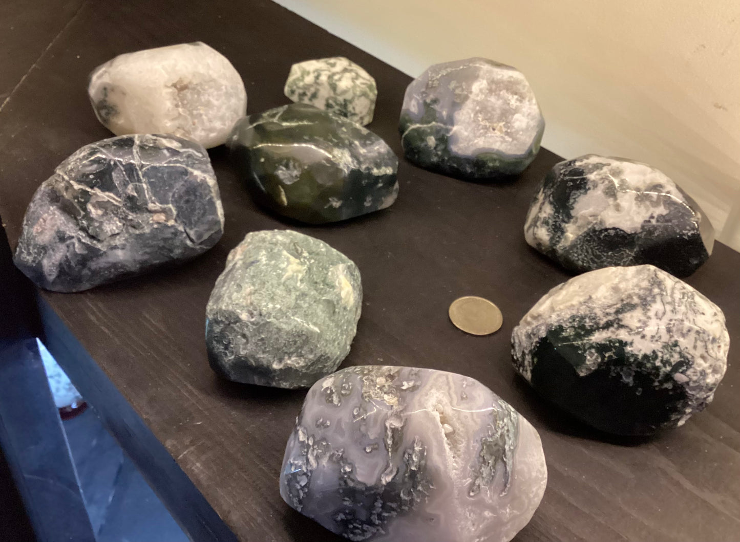MOSS AGATE FREEFORM-Growth, Harmony, and Connection to Nature