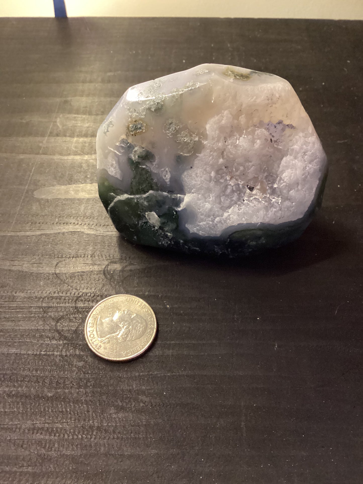 MOSS AGATE FREEFORM-Growth, Harmony, and Connection to Nature