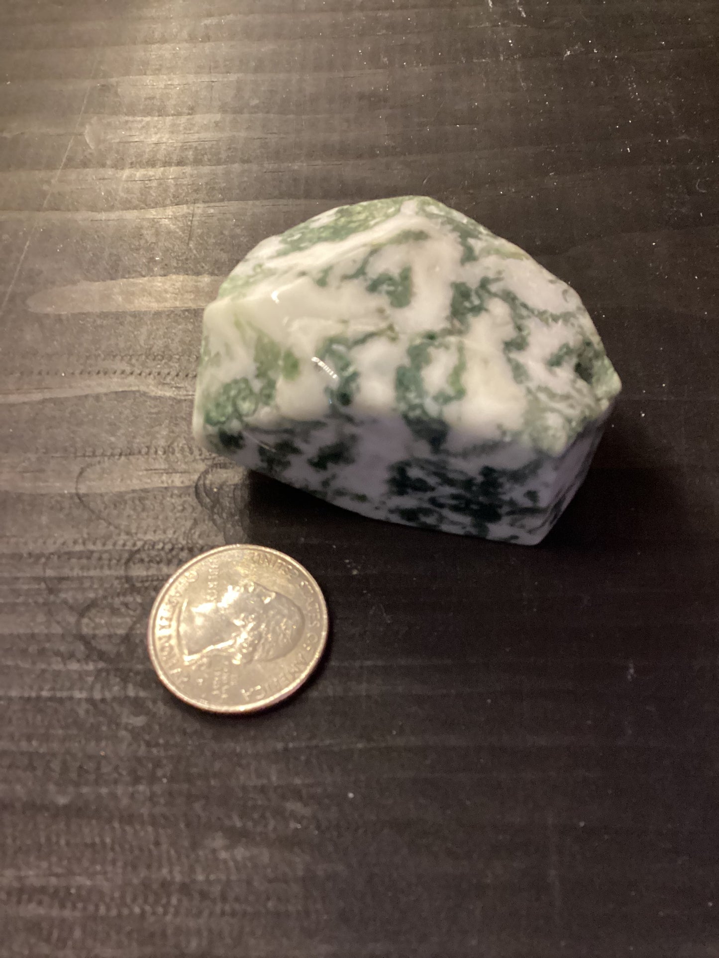 MOSS AGATE FREEFORM-Growth, Harmony, and Connection to Nature