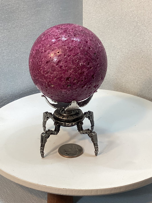 RUBY SPHERE- Passion, Vitality, and Courage